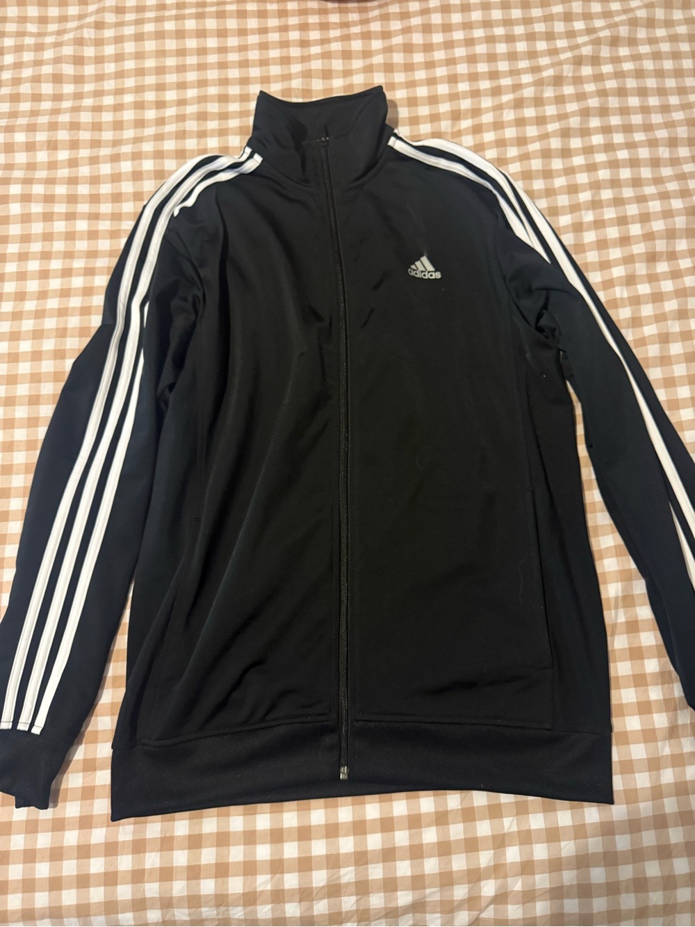 Men’s adidas track jacket size medium black
